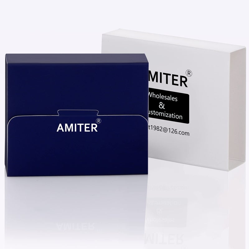 AMITER 2 inch 26 Letter Silver Tie Clip for Men Wedding Business Necktie Accessory - Image 4